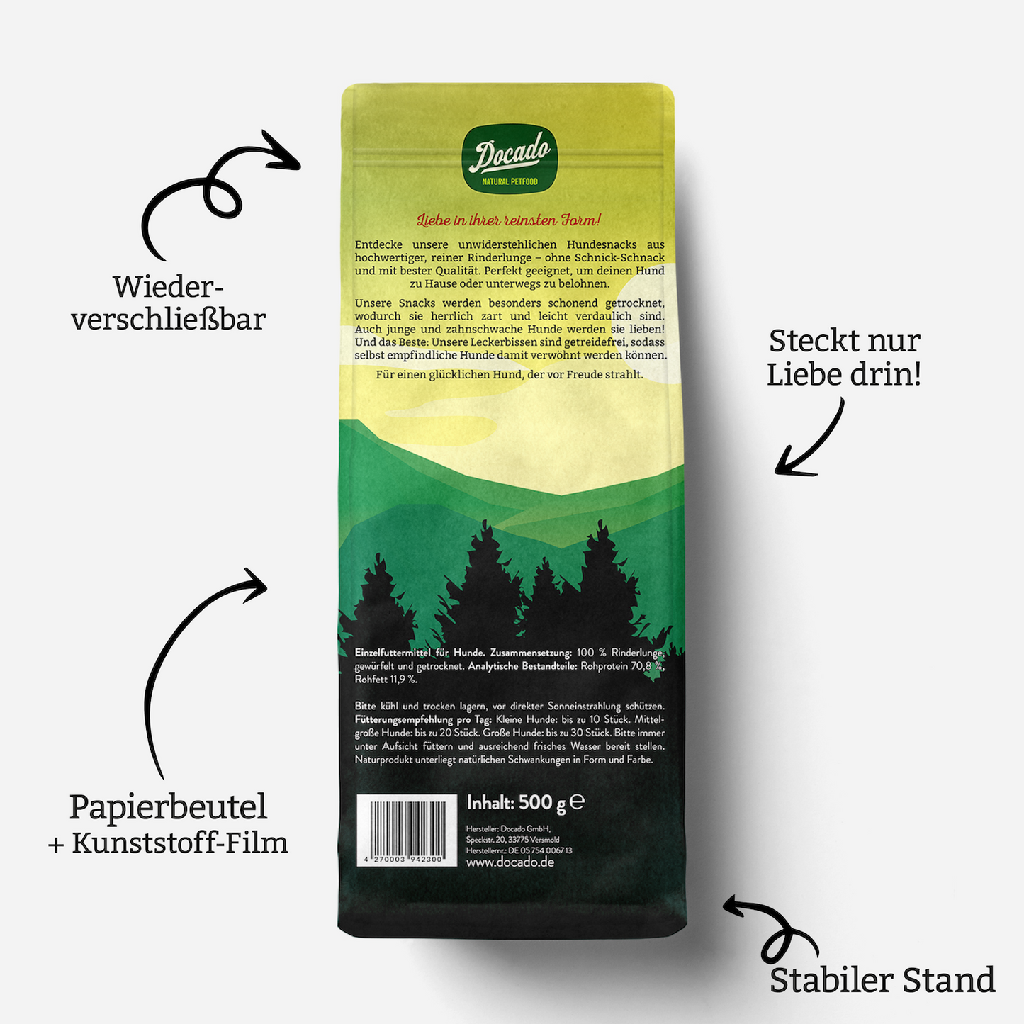 Premium Lammlunge Luftgetrocknet
