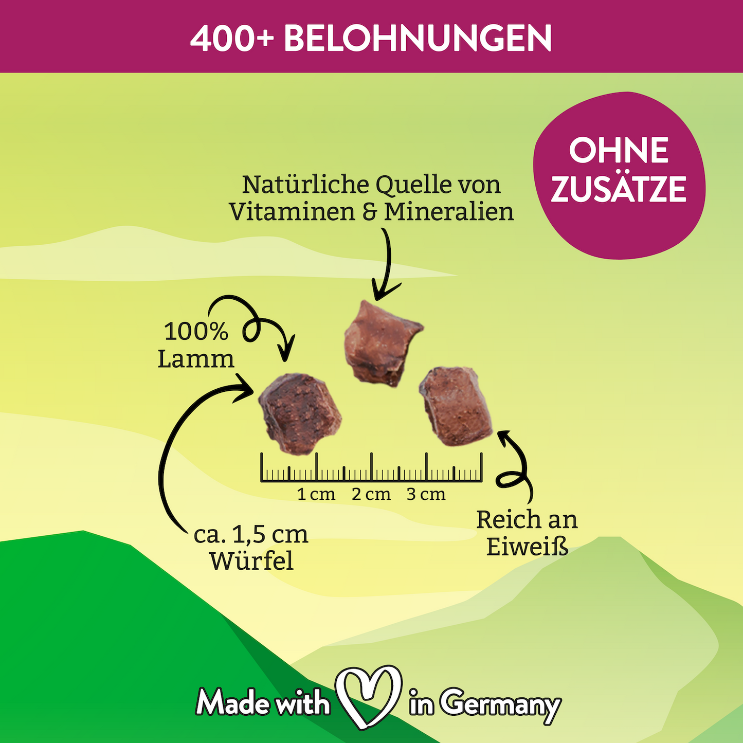 Premium Lammlunge Luftgetrocknet