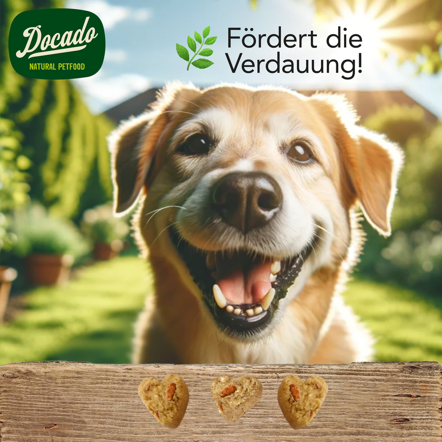"Crispy Hearts" Premium Kekse mit Rind