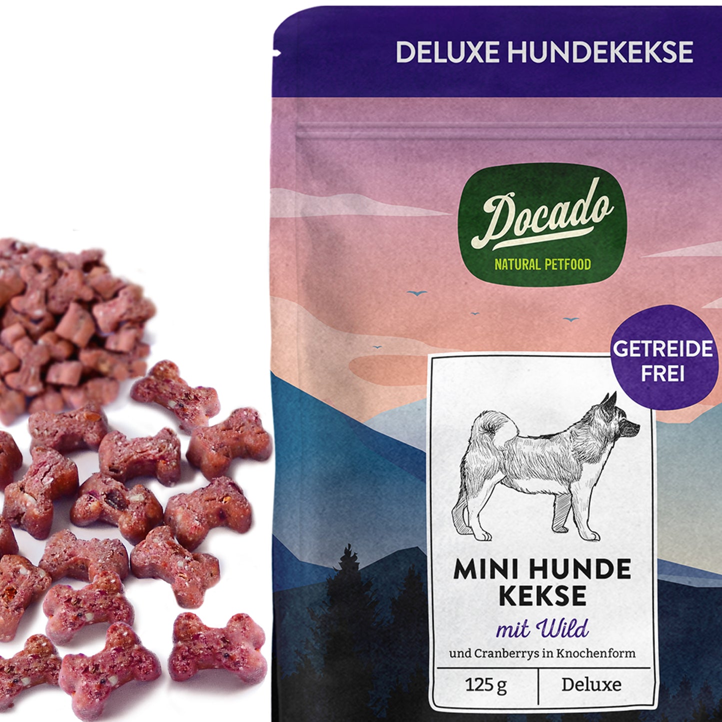 Mini Deluxe Kekse mit Wild