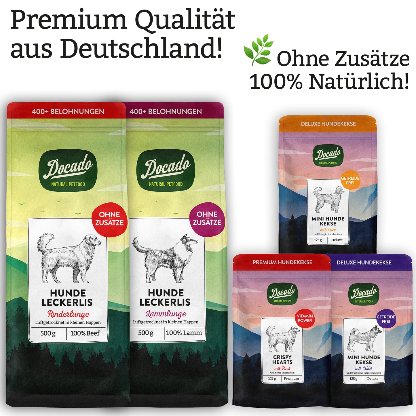 Premium Entdecker Snack-Set für Hunde 5-tlg.